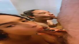 Novinhas cariocas chupando pau juntas
