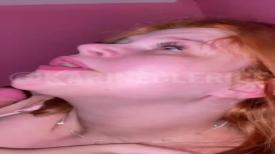 Karine Clerice ruiva boquete gozada na boca